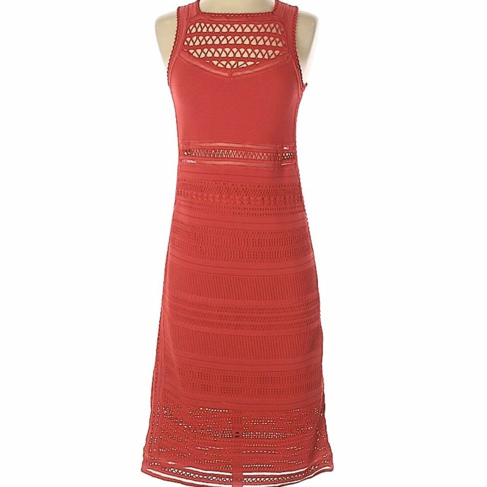 Ohne Titel Crochet Knit Cut Night Out Dress